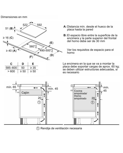 Placa de Indução Balay 3EB961LR com 4 Zonas e de 59,2 cm - Preto Preto-6