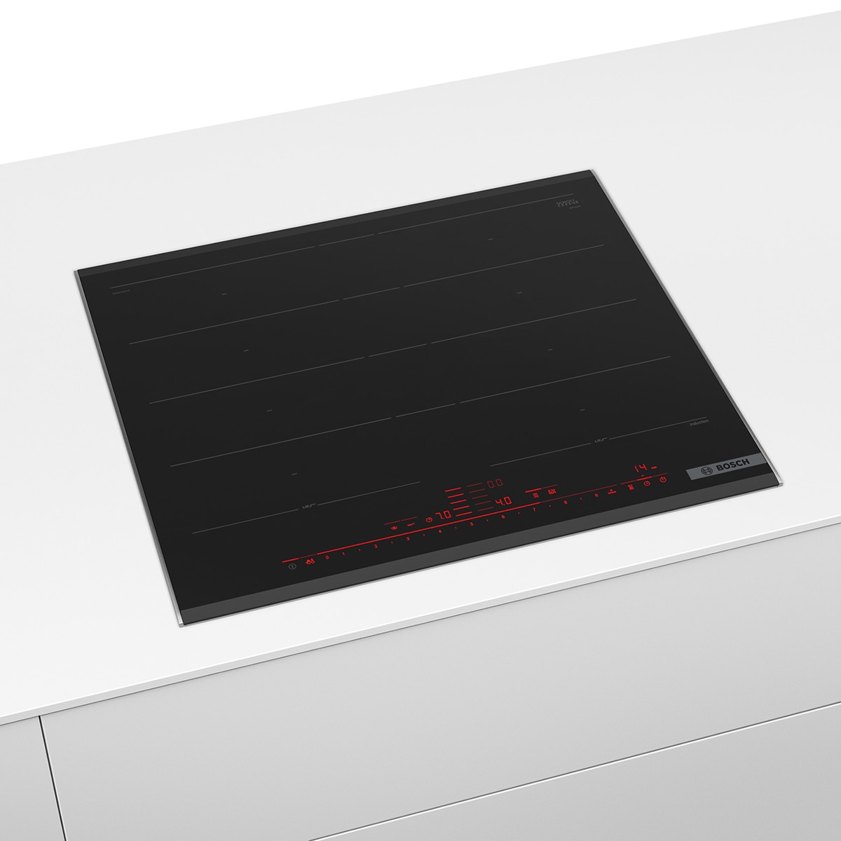 Placa inducción Bosch 2 zonas Flex MasterChef Serie 8- PXY675DC1E Negro-4