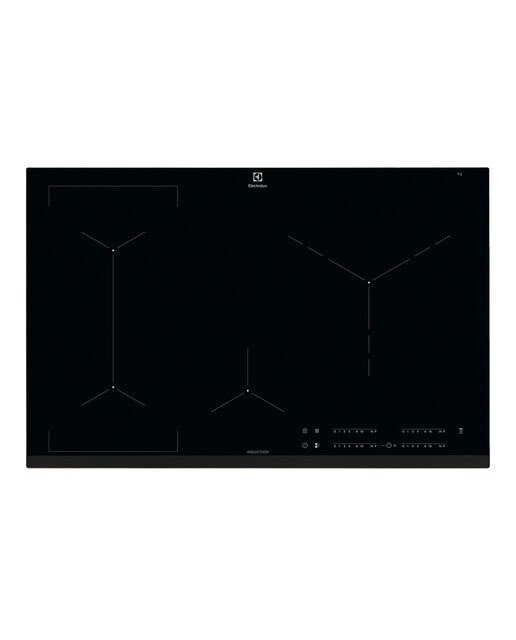 Imagem 0 de Placa de Indução Electrolux EIV83446 Série 600 Bridge de 4 Zonas e 80 cm - Preto