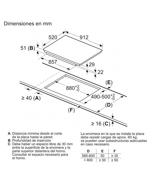 Placa de indução Siemens iQ700 EX975LVV1E com 3 zonas de calor Preto-2