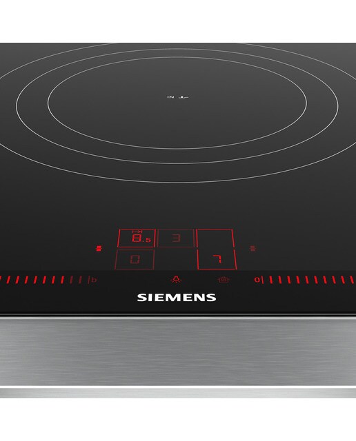 Placa de indução Siemens iQ700 EX975LVV1E com 3 zonas de calor Preto-4