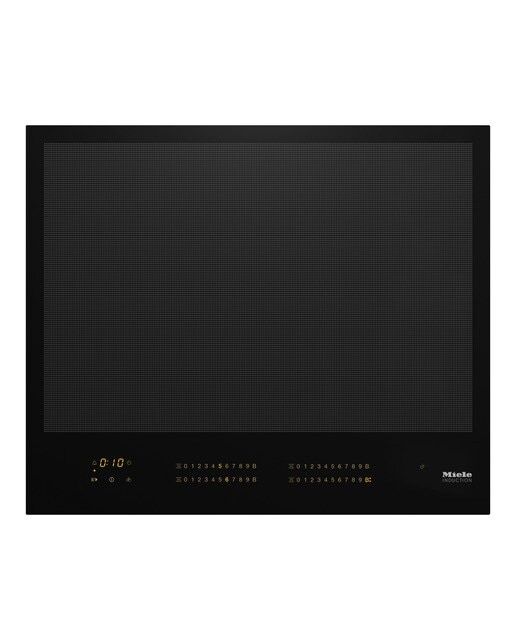 Imagem 0 de Placa de Indução Miele KM 7667 FL Total com Capacidade 4 Recipientes e de 62 cm - Preto