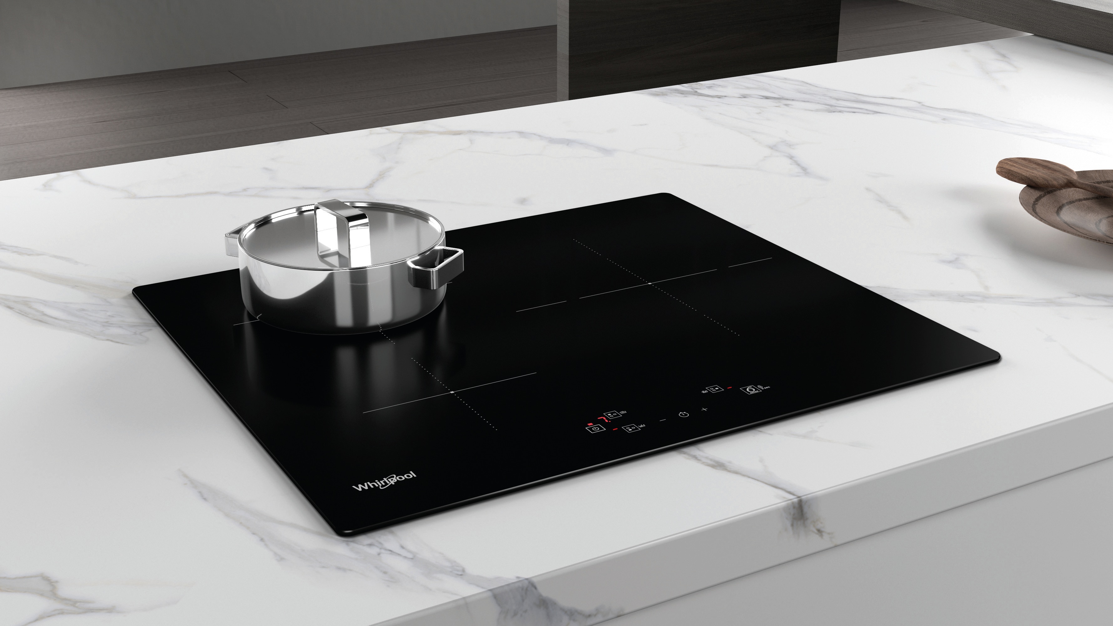 Placa inducción Whirlpool 6th Sense - WS Q5760 NE Negro-8
