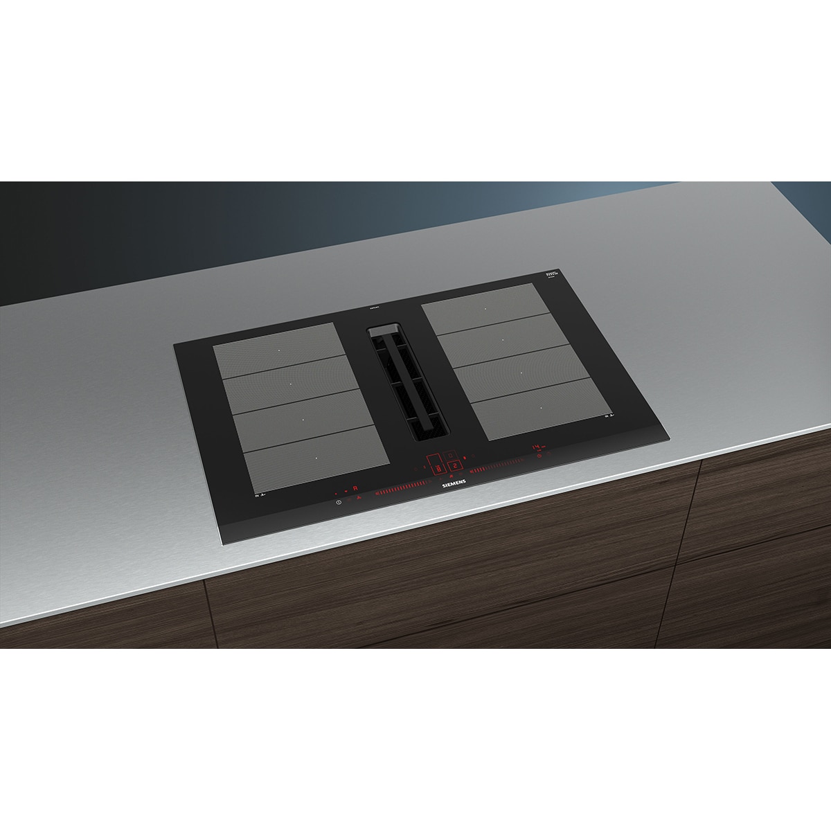 Placa inducción Siemens extractor integrado - EX875LX67E - Negro Negro-4