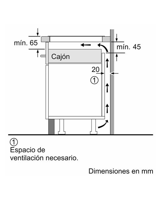 Placa inducción Balay 3 zonas con función Sprint - 3EB865ERS Negro-5