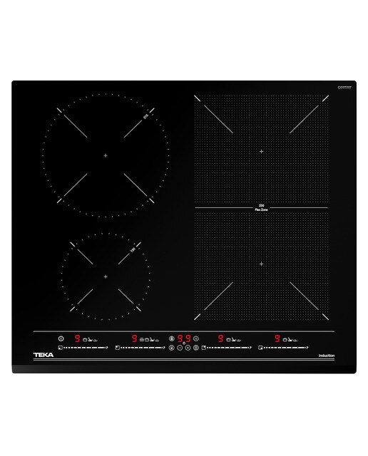 Imagem 0 de Placa de Indução Teka IZF 64440 BKMSP MultiSlider de 4 Zonas + 1 Zona Flex e de 60 cm - Vidro Preto