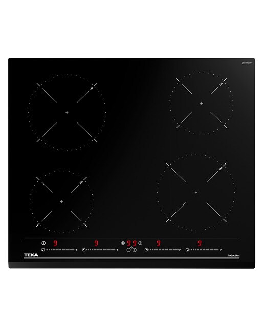 Placa inducción Teka 4 zonas de cocción - IZC 64010 BKMSS Negro