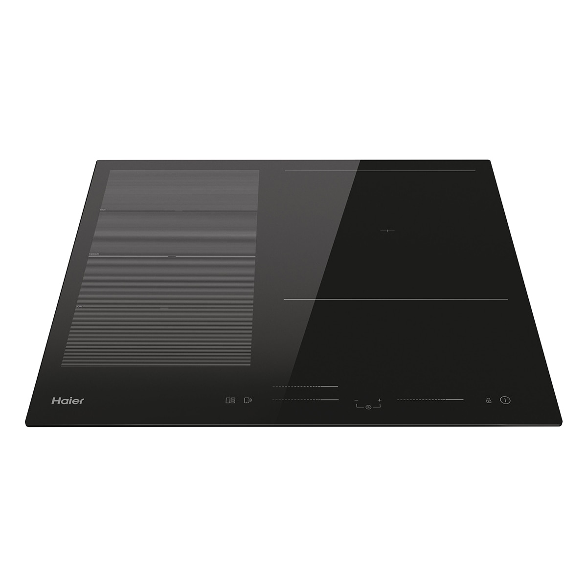Imagen 2 de Placa inducción Haier WIFI Zona Flex y 3 zonas Series 4- HAFRSJ63MC - Negro Negro