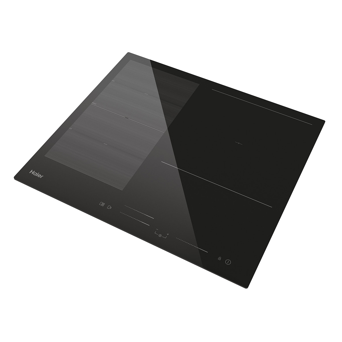Imagen 3 de Placa inducción Haier WIFI Zona Flex y 3 zonas Series 4- HAFRSJ63MC - Negro Negro