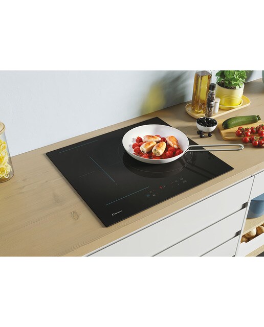 Placa inducción Candy zona Flex - CTP634C - Negro Negro-7