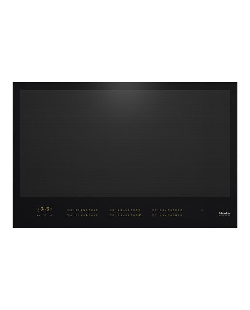 Placa de Indução Miele KM 7678 FL SmartSelect e TwinBooster de 80 cm - Vidro Cerâmica Preto Preto-1