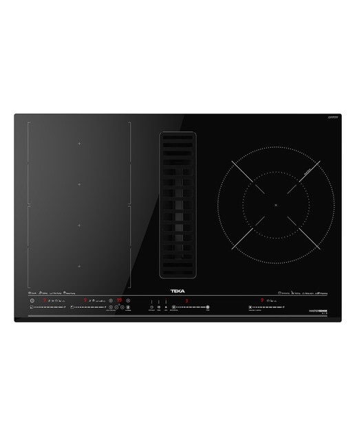 Placa de Indução com Exaustor Integrado Teka AFC 85628 MST BK de 4 Zonas e de 79 cm - Preto Preto-1