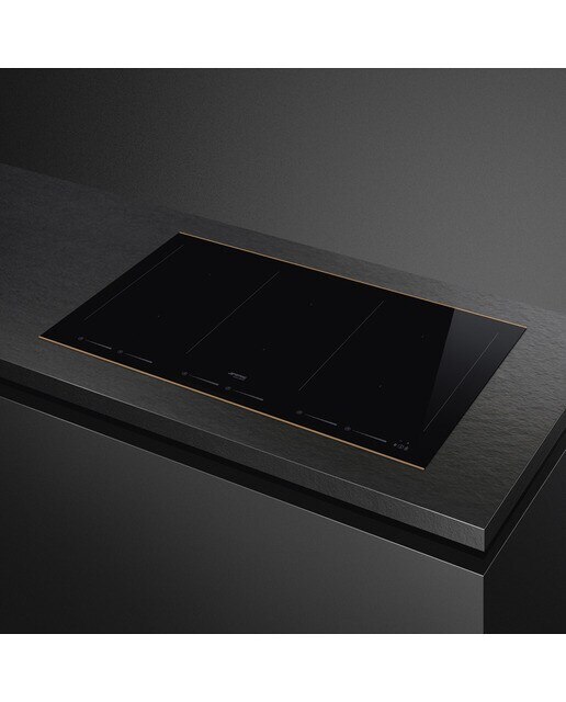 Placa de induccón Smeg 6 zonas de cocción - SIM6964R Negro-3