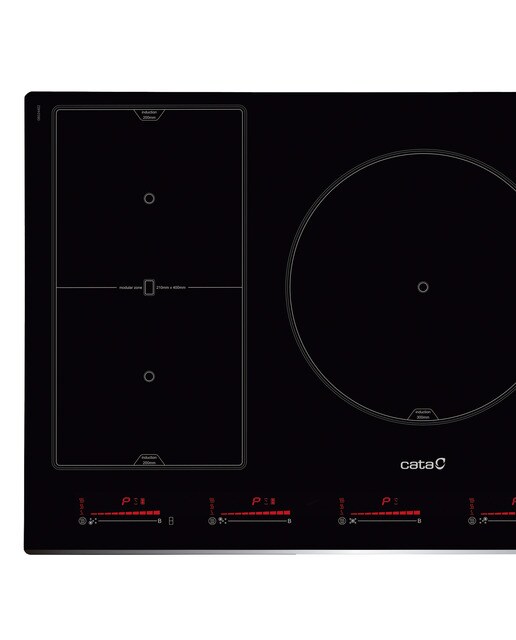 Placa de Indução Cata INSB 9012 BK /A de 5 Zonas e de 90 cm - Preto Preto-3