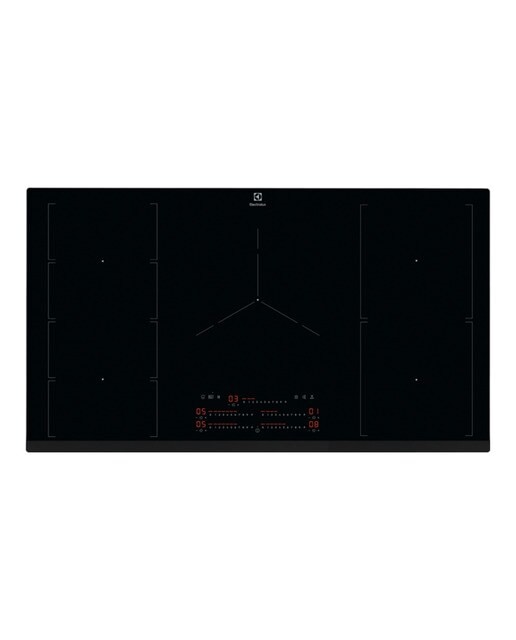 Placa de Indução Electrolux EIV95550 Série 600 FlexiBridge de 5 Zonas e 90 cm - Preto Preto-1