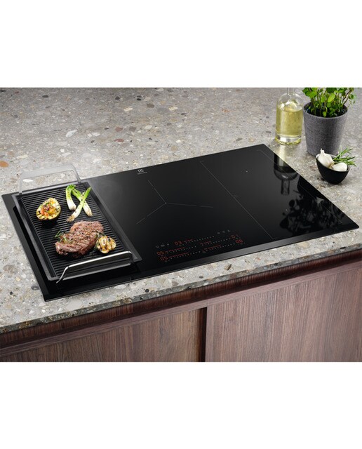 Placa de Indução Electrolux EIV95550 Série 600 FlexiBridge de 5 Zonas e 90 cm - Preto Preto-9
