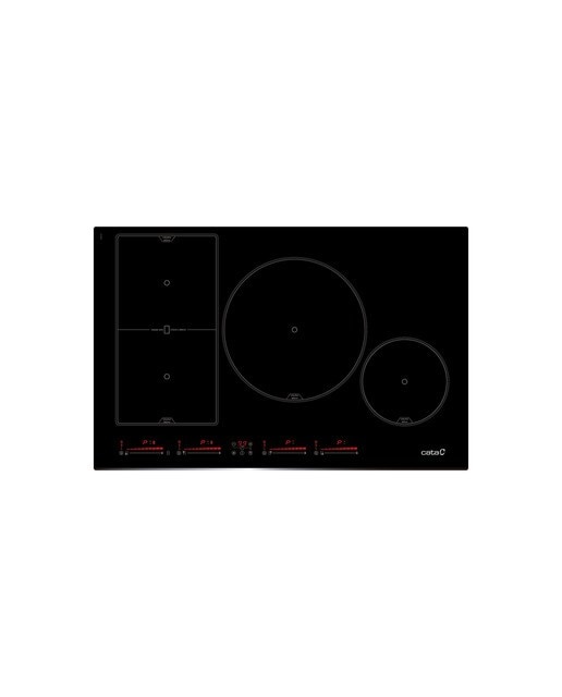 Placa inducción Cata con 4 zonas de cocción - INSB 8021 BK/A Negro-1