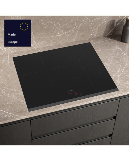 Placas de inducción Siemens 3 zonas de cocción - EH631BDB6E Negro-3