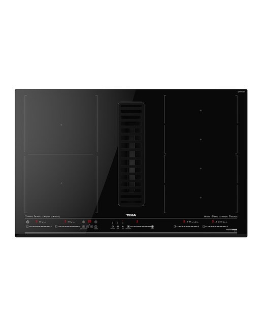 Placa de Indução com Exaustor Integrado Teka AFF 87601 MST de 6 Zonas e de 80 cm - Preto Preto-1