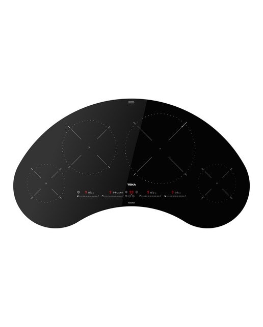 Placa de inducción Teka con 4 zonas de acocción - IKC 94628 MST - Negro Negro-3