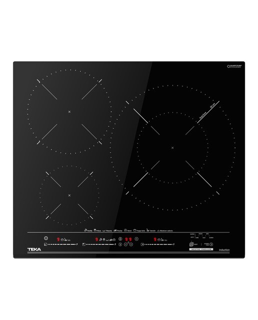 Placa de inducción Teka con 3 zonas de cocción - IZC 63632 MPT MestrePaeller Negro-5