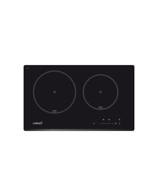 Placa de Indução Cata IB 2 PLUS BK /A de 2 Zonas e de 59 cm - Preto Preto-1