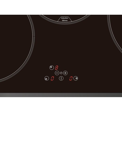 Placa de Indução Cata IB 853 BK /A de 3 Zonas e de 80 cm - Preto Preto-3