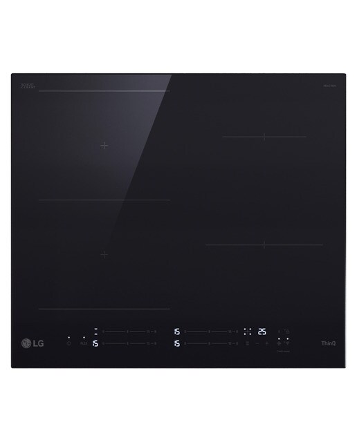 Placa de inducción LG 2 zonas +1 flex, 59 cm - CBIZ2435B Negro-1
