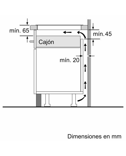 Placa de inducción Bosch sin perfiles con 3 zonas de cocción - PID612BB1E - Blanco Blanco-5