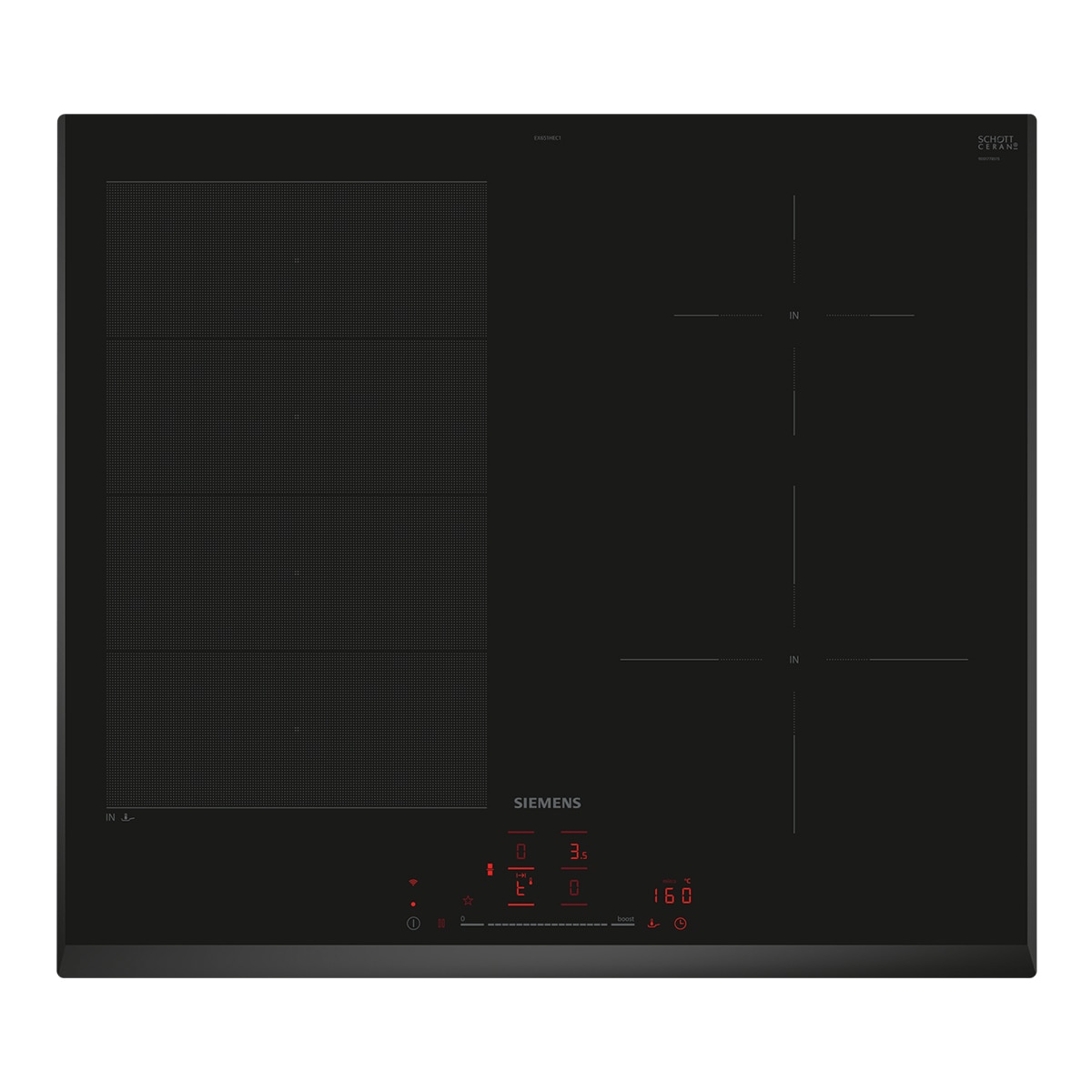 Siemens – Placa de inducción Siemens iQ700, 4 zonas – EX651HEC1E.