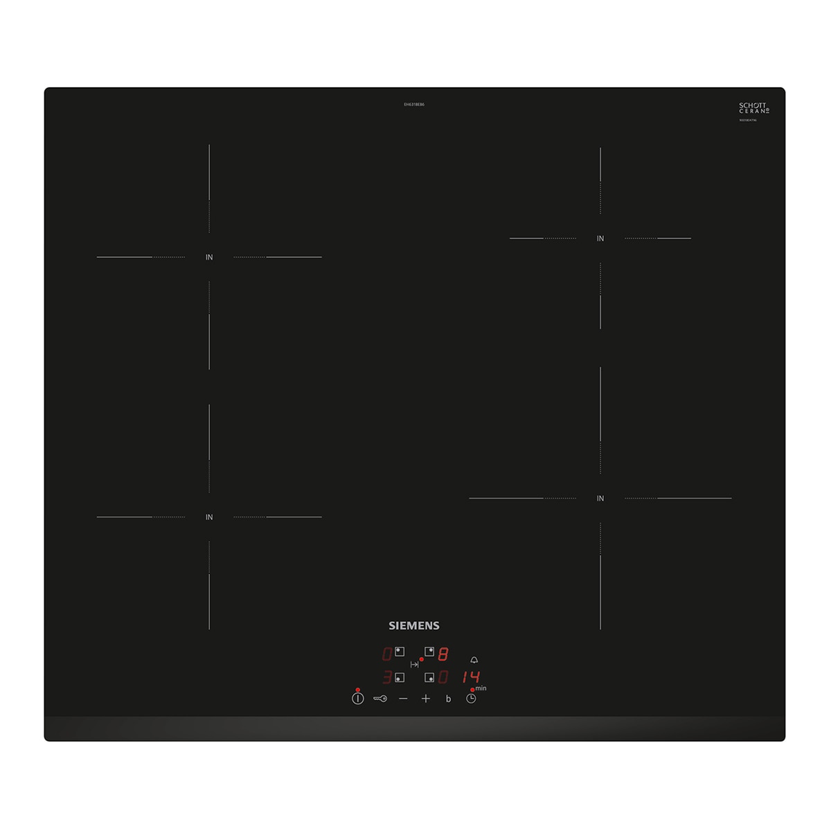 Imagen 0 de Placa de inducción Siemens iQ100, 4 zonas - EH631BEB6E