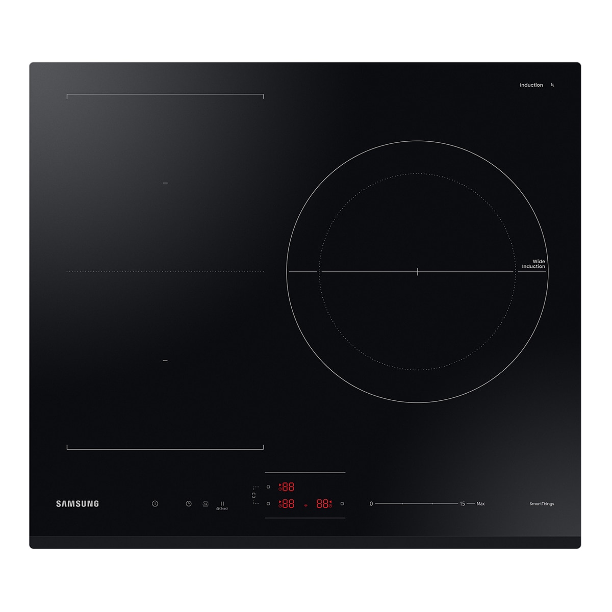 Placa inducción Samsung Zona gigante Dual Flex - NZ63B5046GK/U1 Negro-1