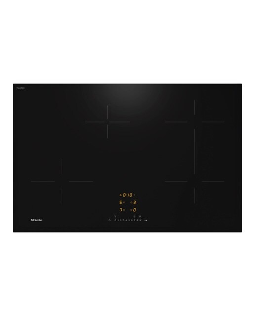 Placa de Indução Miele KM 7373 FL de 4 Zonas com Zona Flex e de 80 cm - Preto Preto-1