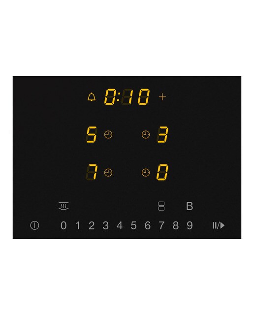 Placa de Indução Miele KM 7373 FL de 4 Zonas com Zona Flex e de 80 cm - Preto Preto-3