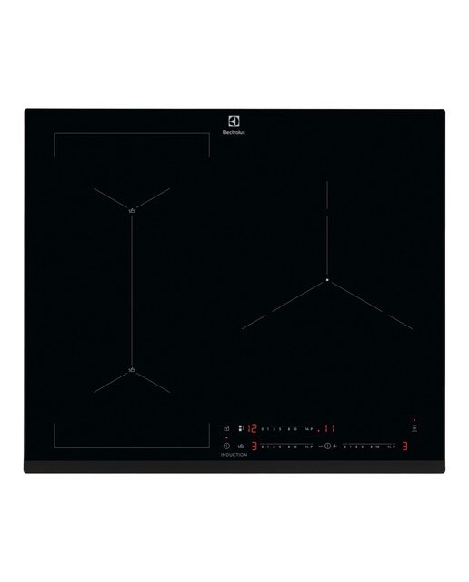 Placa de inducción Electrolux 3 zonas de cocción - LIS62341 - Negro Negro-1