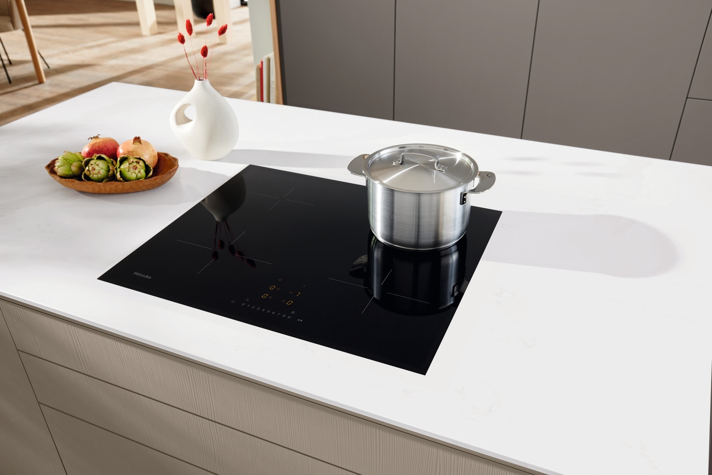 Placa de Indução Miele KM 7361 FL de 4 Zonas e de 62 cm - Preto Preto-5