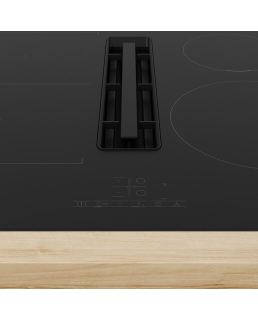 Placa de inducción Bosch con extractor integrado, sin perfiles - PVS611B16E Negro-4
