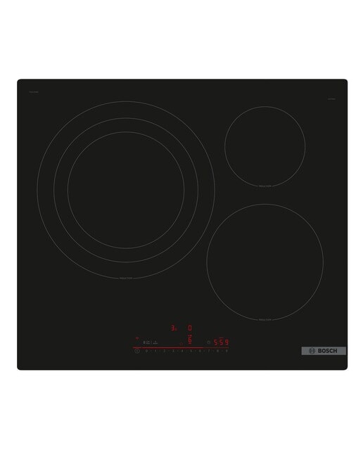 Bosch - Placa de inducción Bosch con 3 zonas de cocción, sin perfiles - PID61RHB1E.
