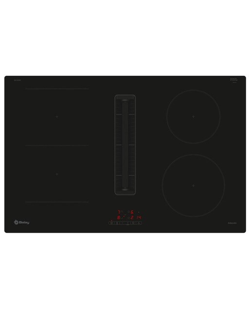 Placa de Indução com Exaustor Integrado Balay 3EBC983ER de 3 Zonas e de 80 cm - Preto Preto-1