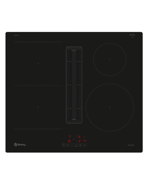Balay - Placa inducción Balay extractor integrado, con 4 zonas de cocción - 3EBC963ER.
