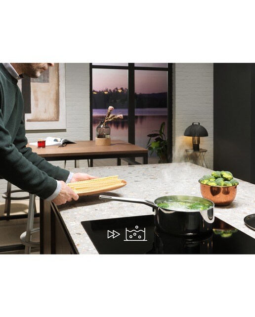 Placa inducción Electrolux con 3 zonas de cocción - EIT60342 Negro-13