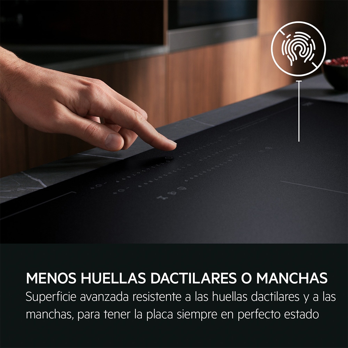 Placa de inducción AEG función puente, 3 zonas de cocción, Saphirmatt - TI63IQ30FZ Negro mate-7