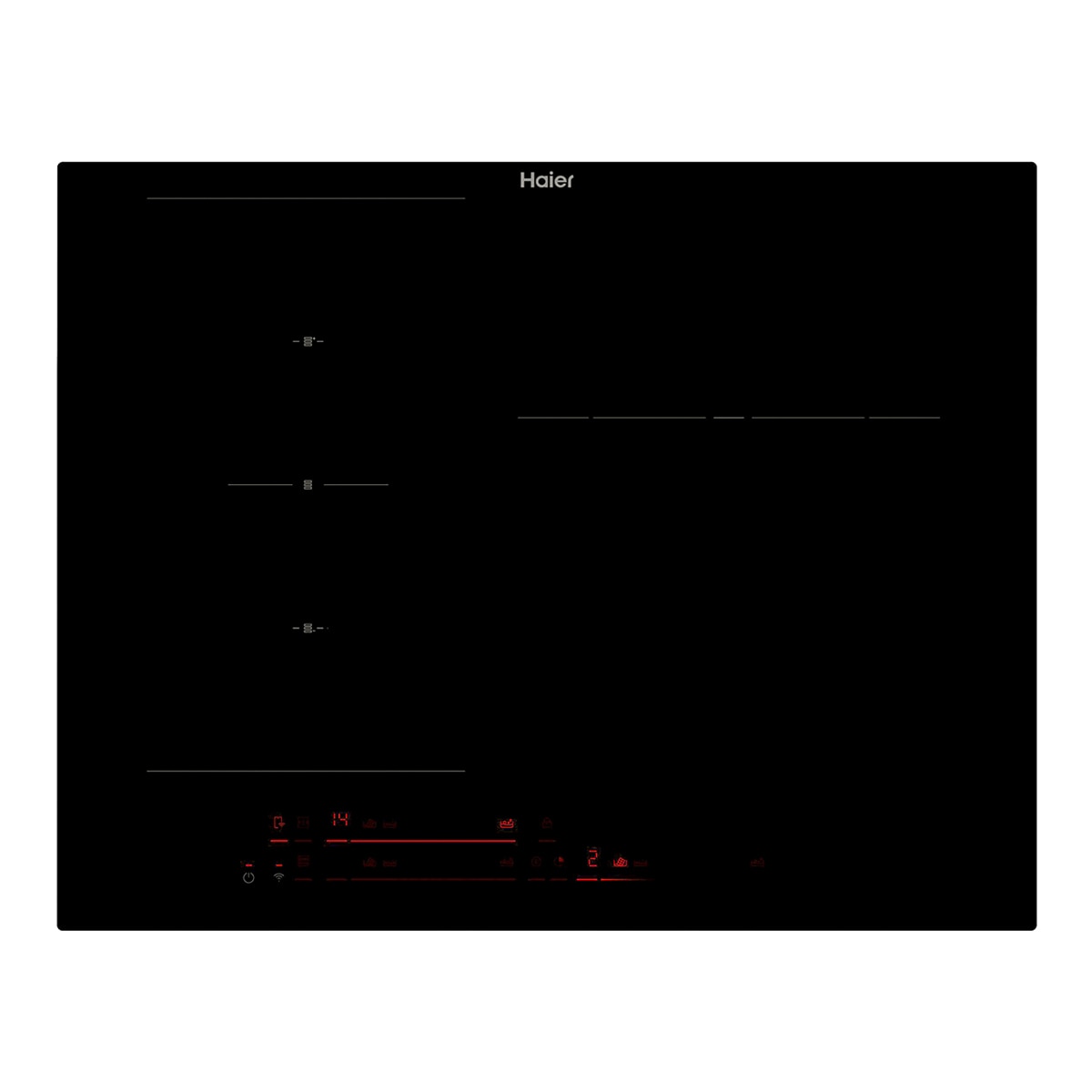 Haier – Placa de inducción Haier, 3 zonas + Zona Flex, WIFI, ID Series 2 – HAIFB53IRCS.