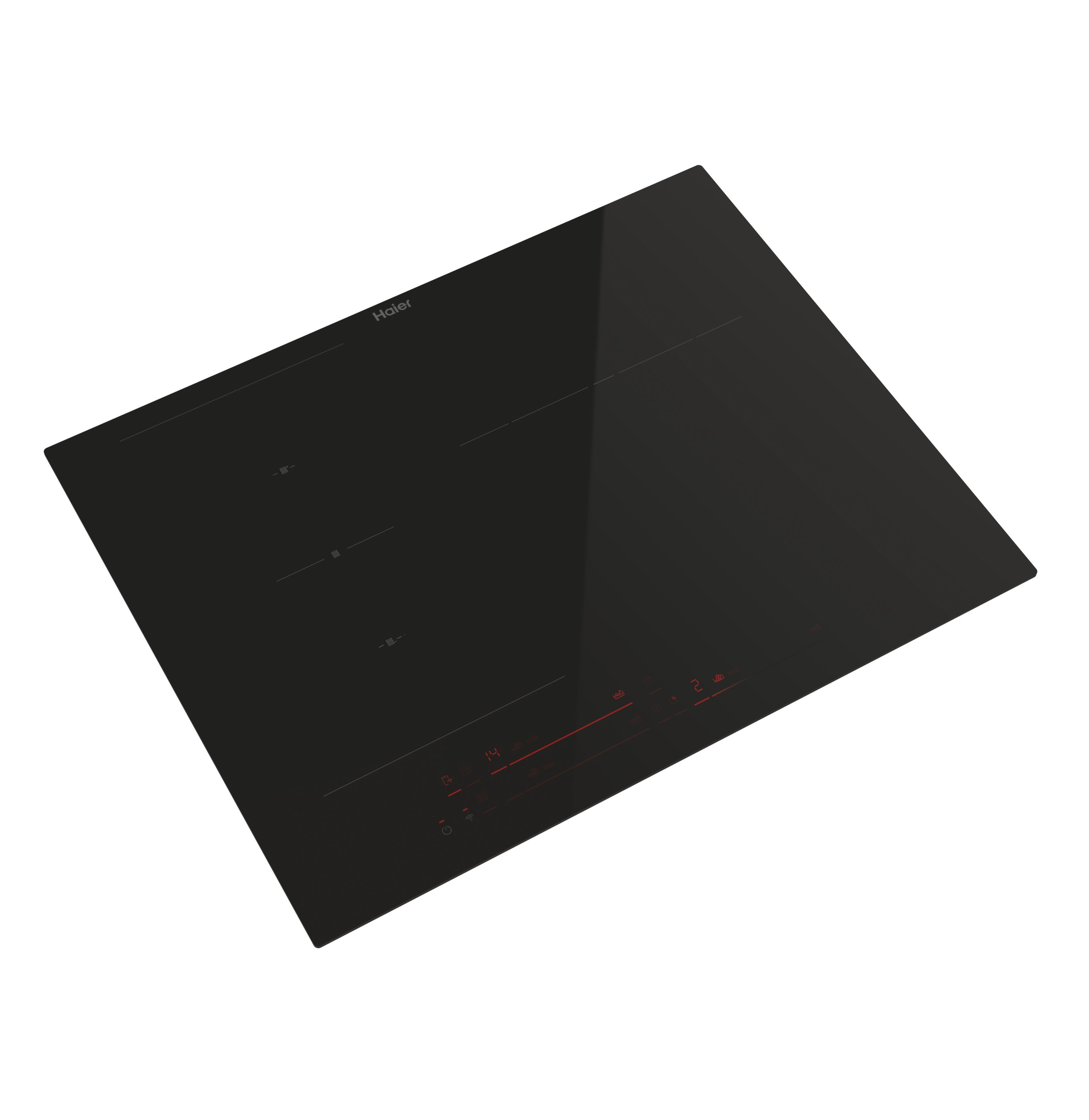 Placa de inducción Haier, 3 zonas + Zona Flex, WIFI, ID Series 2 - HAIFB53IRCS - Negro Negro-5