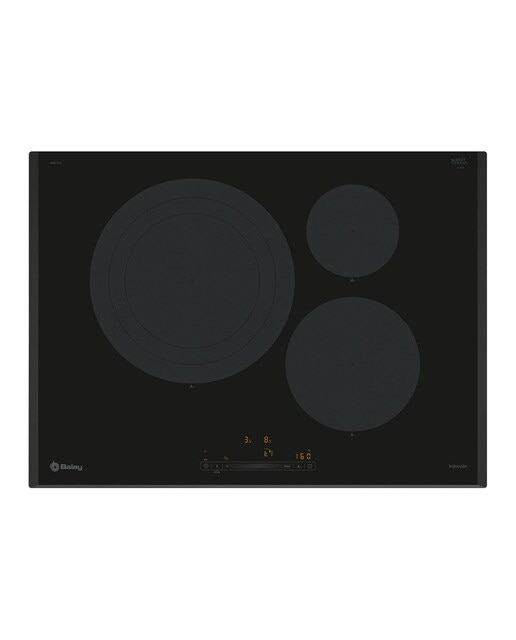 Placa de Indução Balay 3EB977LH de 3 Zonas e de 71 cm - Preto Preto-1