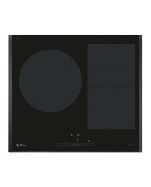 Placa de Indução Balay 3EB969LH com Zona Flex e de 59,2 cm - Preto Preto-1