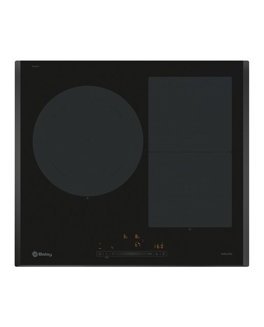 Placa de Indução Balay 3EB968LH com Zona Flex e de 59,2 cm - Preto Preto-1