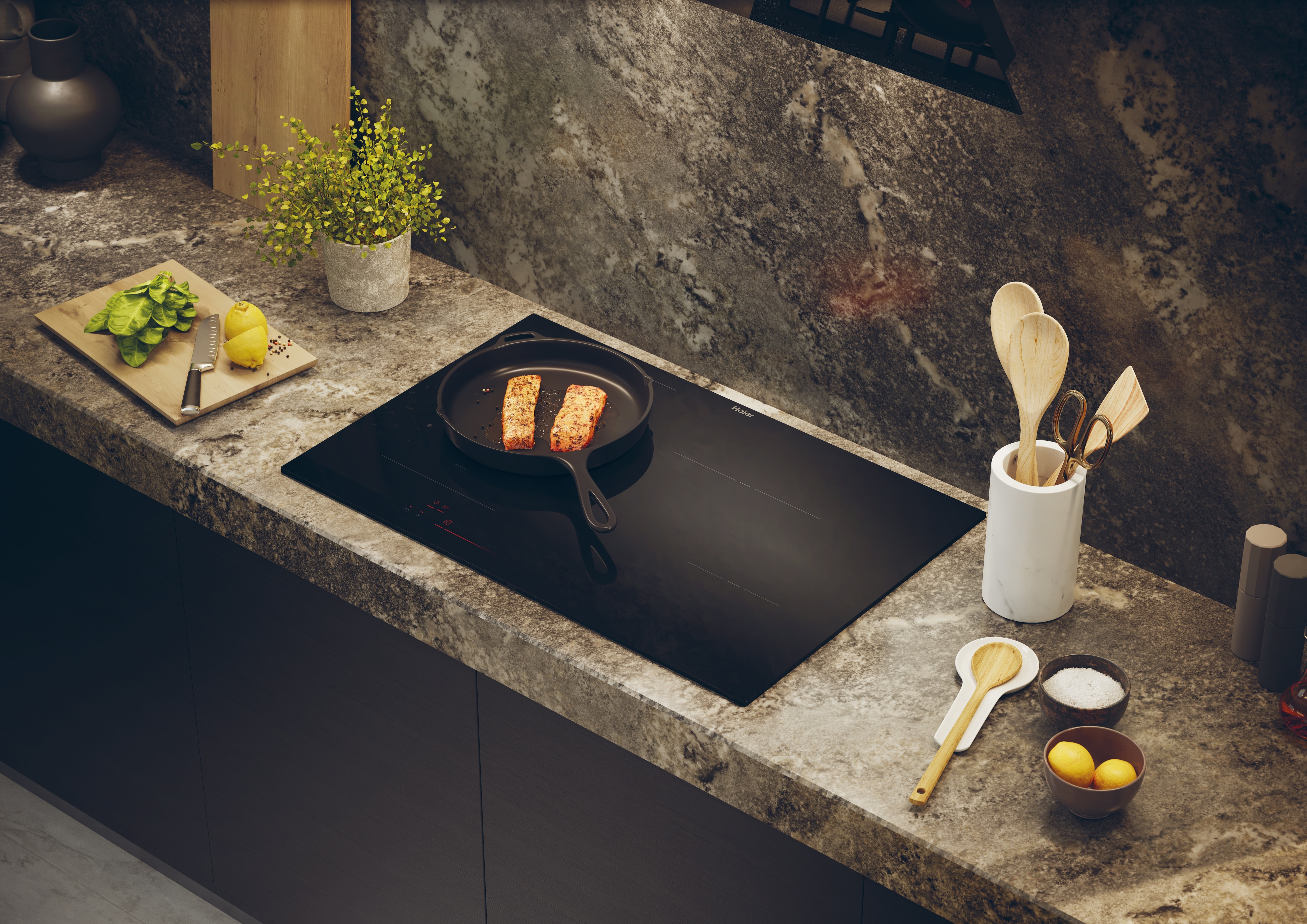 Thumbnail 3 de Haier HAMTB86IRCS placa inducción 80 cm 7,4 kW