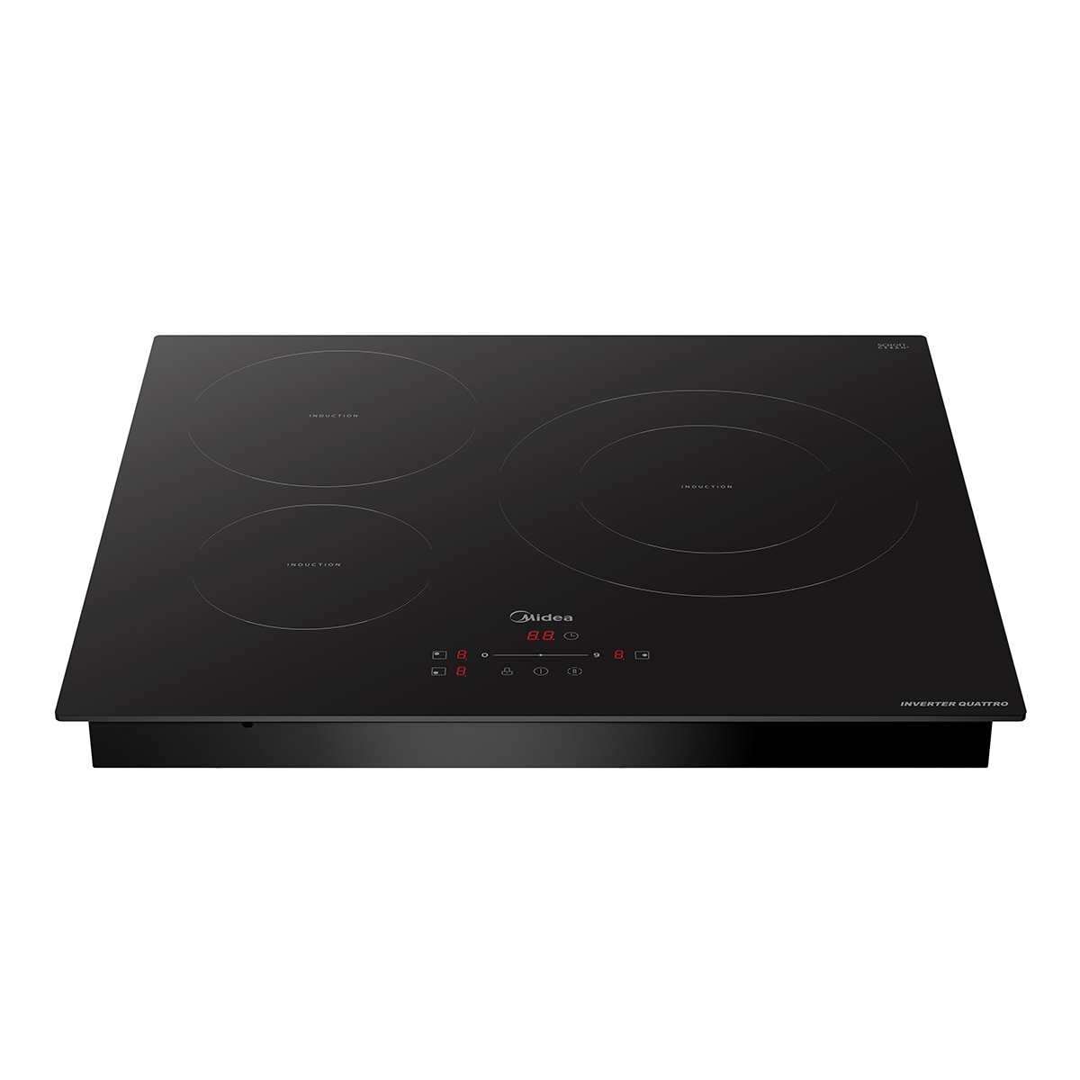 Placa Induccion MIDEA 3 zonas con tecnología Inverter Quattro - MIH740T278K0 Negro-13