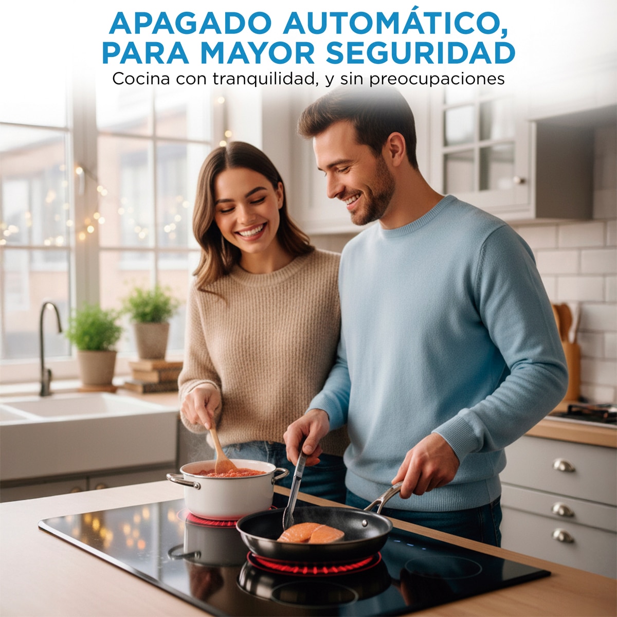 Placa Vitroceramica MIDEA con 3 zonas de cocción - MCH520T239K0 - Negro Negro-10